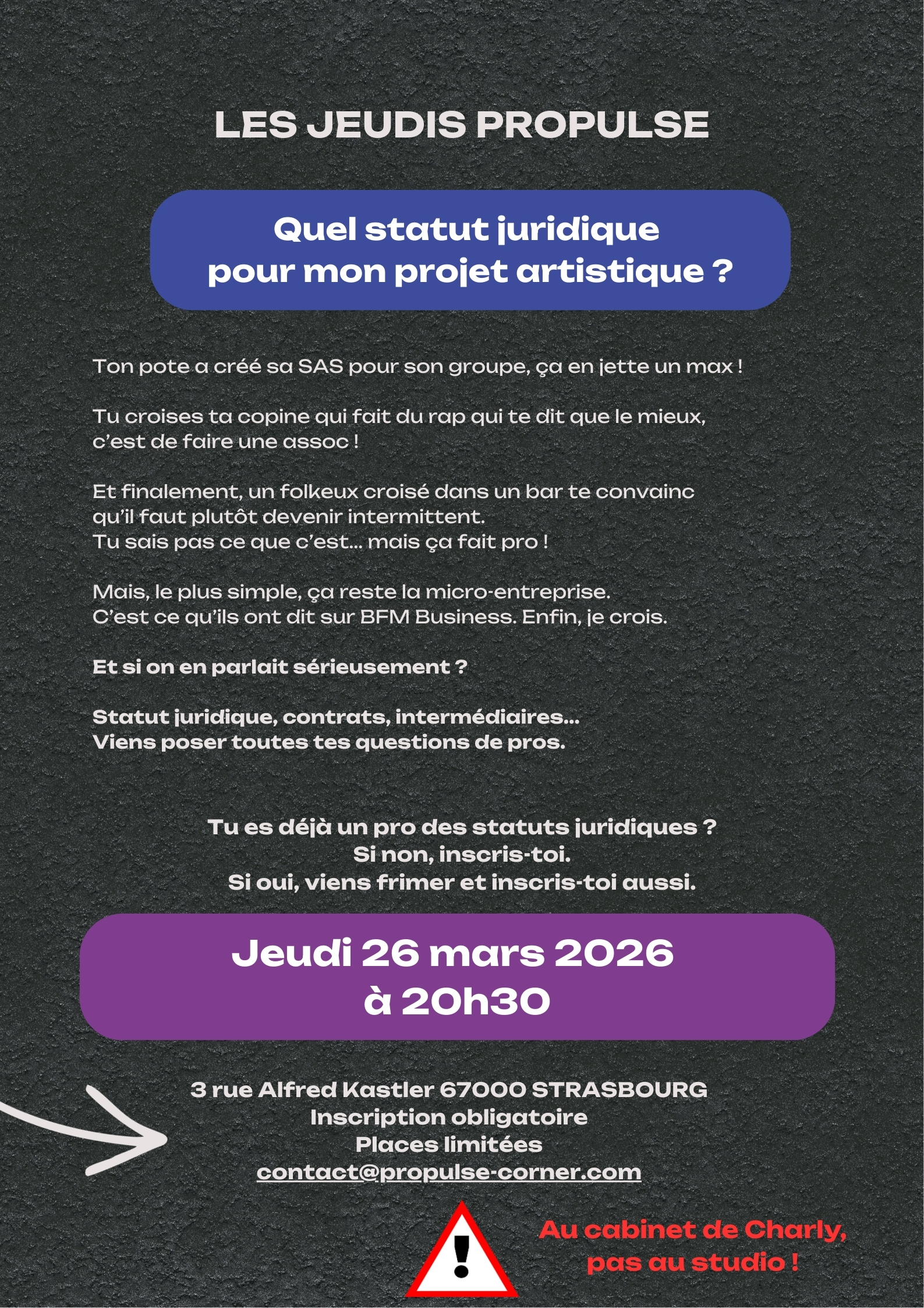 Quel statut juridique pour mon projet artistique ?